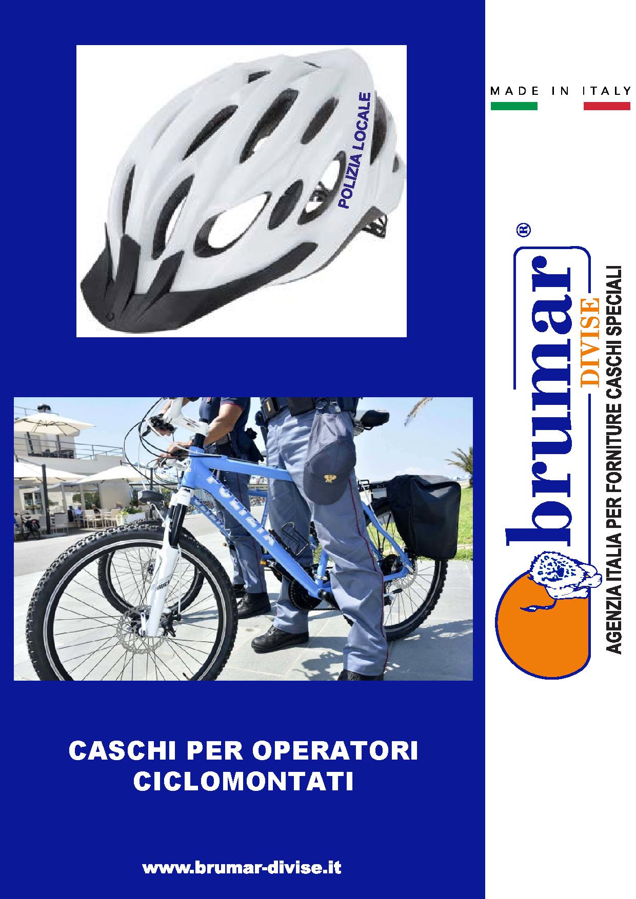 Caschi per operatori ciclomontati