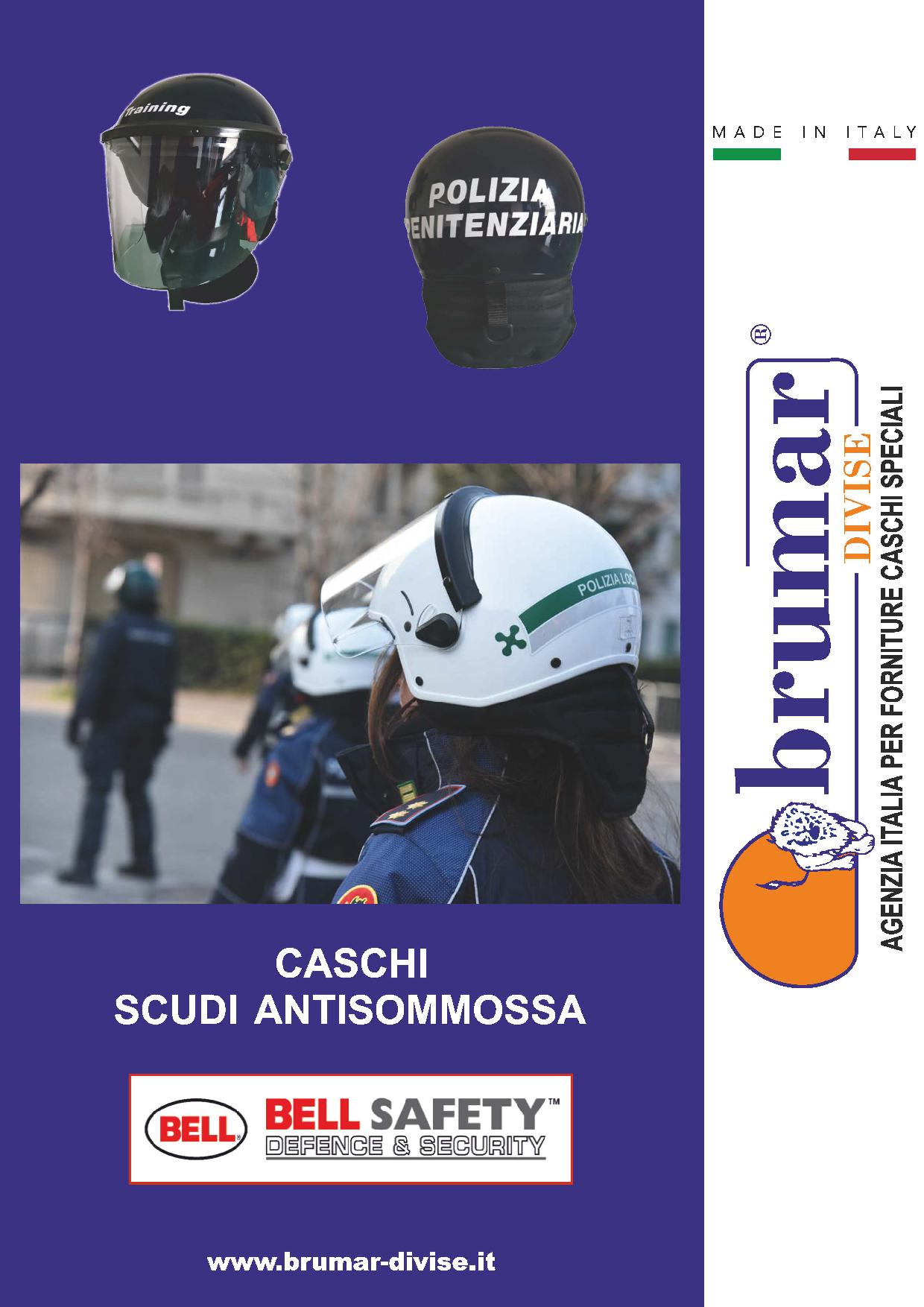 Caschi scudi Antisommossa